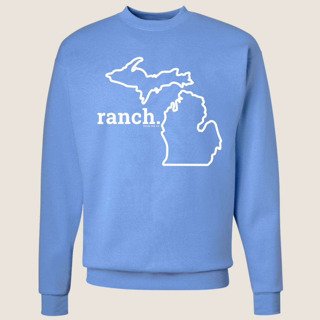 Michigan RANCH Puff Sweatshirt