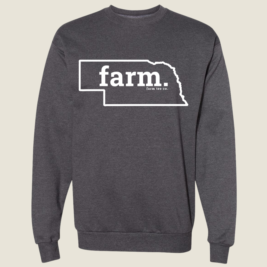 Nebraska FARM Puff Sweatshirt