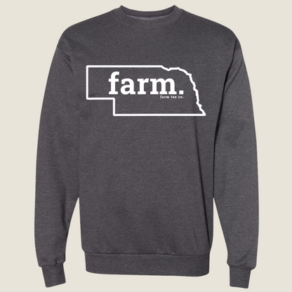 Nebraska FARM Puff Sweatshirt