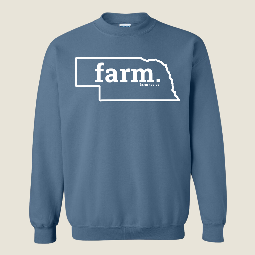 Nebraska FARM Puff Sweatshirt