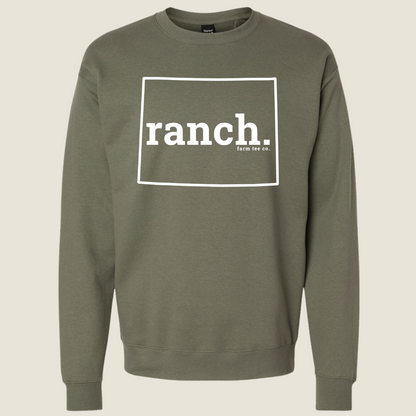 Wyoming RANCH Puff Sweatshirt