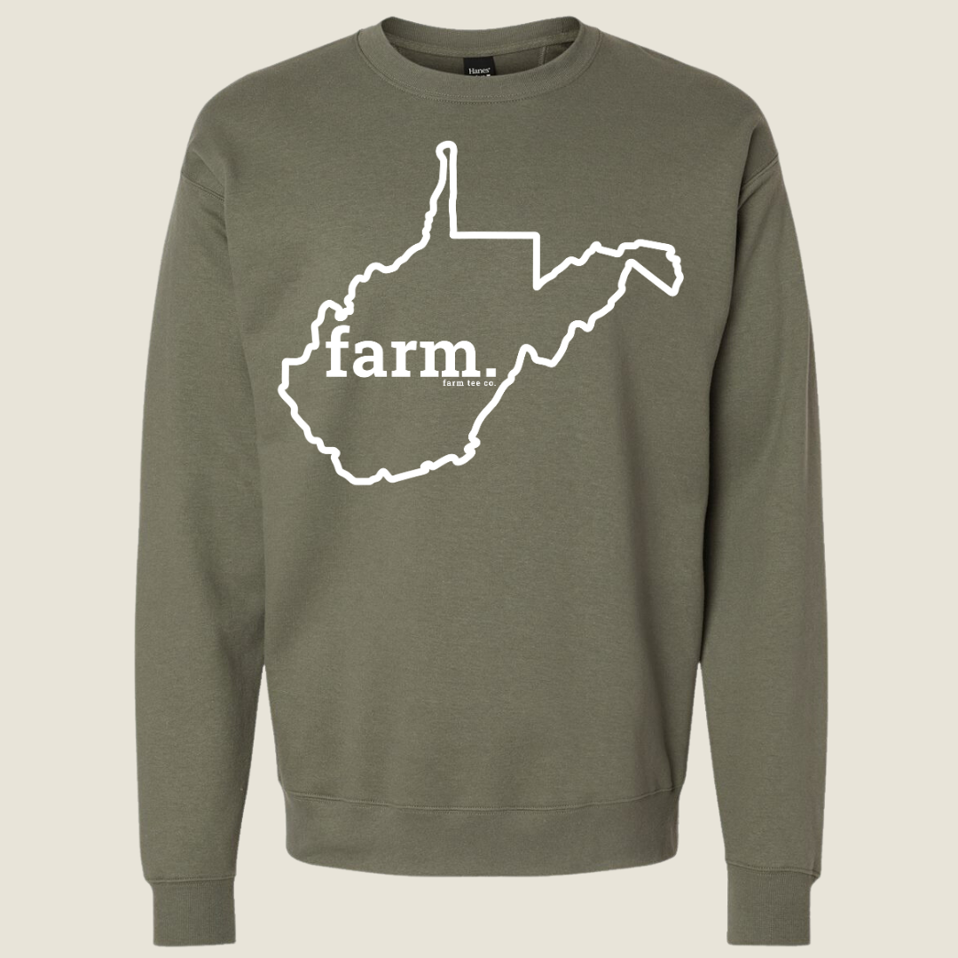 West Virginia FARM Puff Sweatshirt