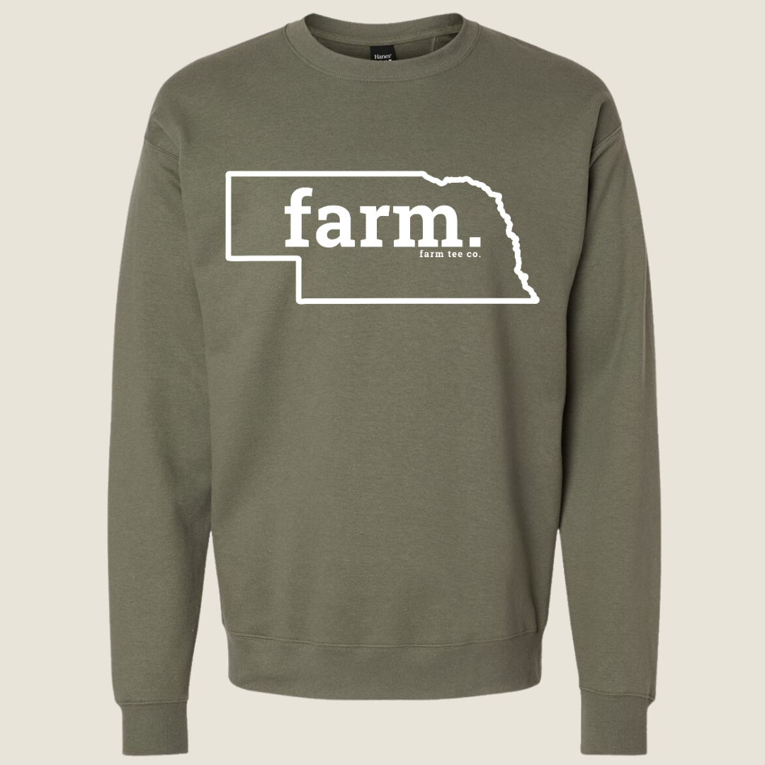 Nebraska FARM Puff Sweatshirt