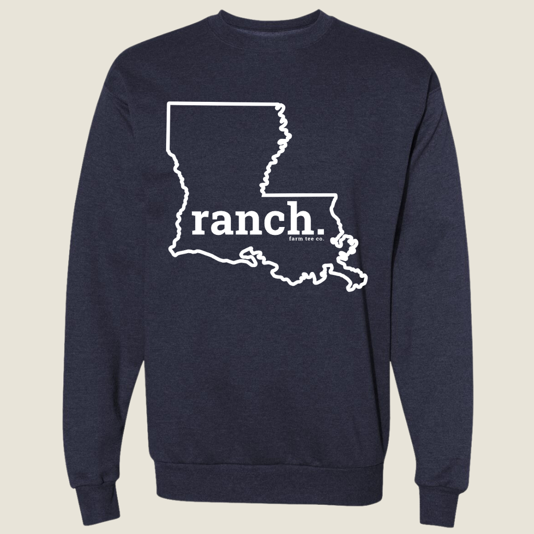 Louisiana RANCH Puff Sweatshirt
