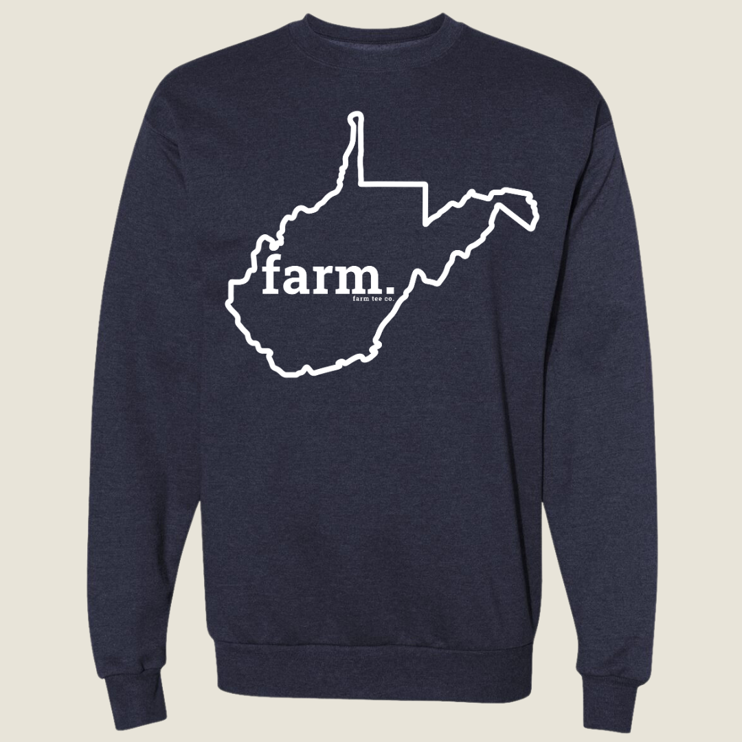 West Virginia FARM Puff Sweatshirt