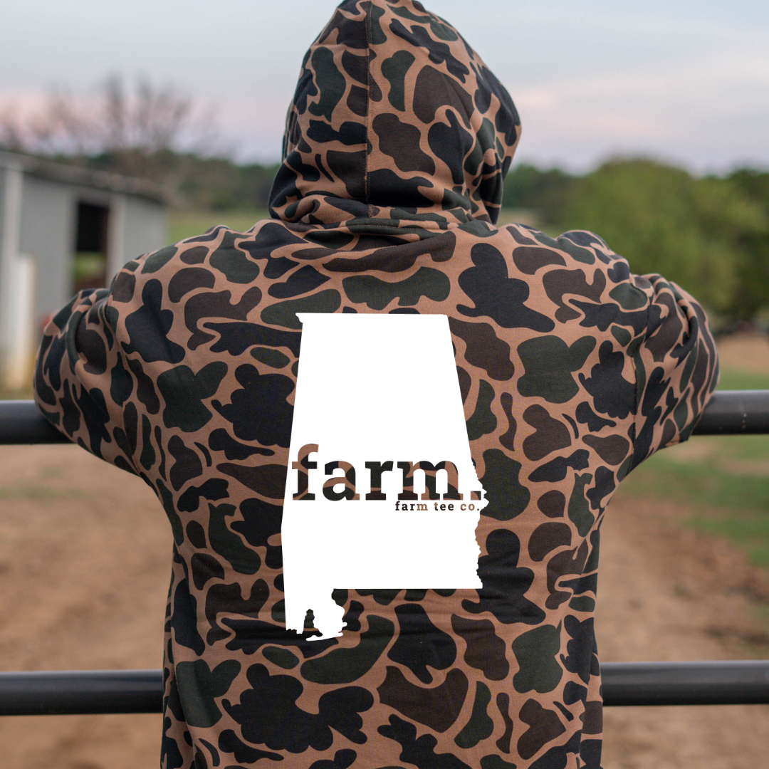 Alabama FARM Casual Camo Hoodie