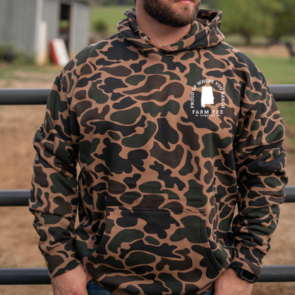 Alabama RANCH Casual Camo Hoodie