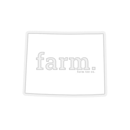 Wyoming Farm Sticker